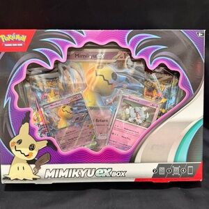 Pokemon Mimikyu EX Box - Purple and Yellow